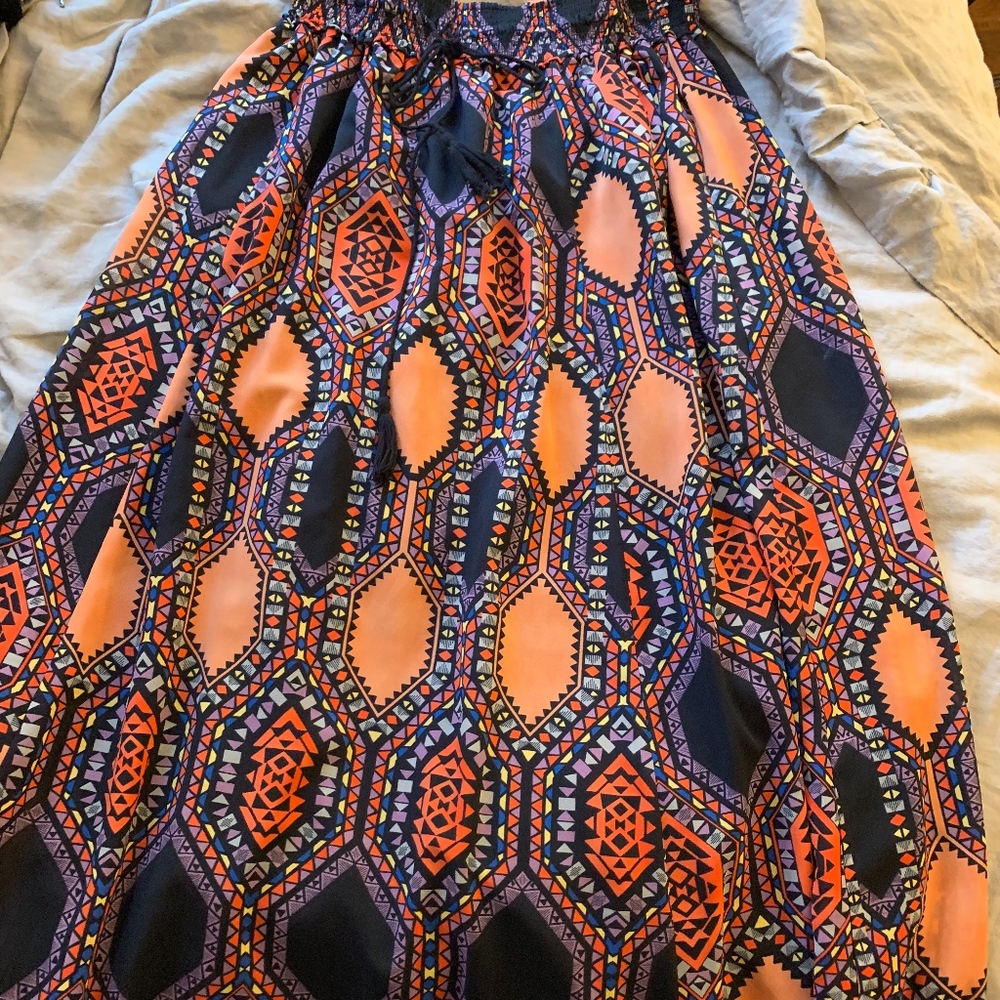 Boho maxi skirt